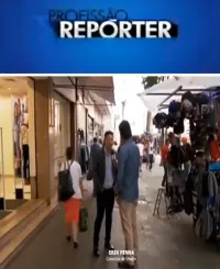 Erik Penna no programa Profissão Repórter, da TV Globo