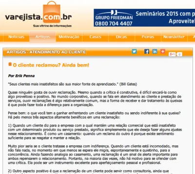 Matéria com Erik Penna no Varejista.com